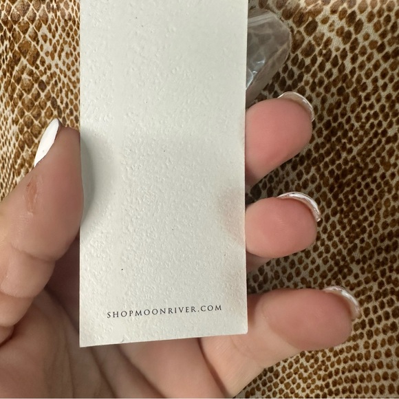 Moon River LARGE Long Brown/Tan Button up Long Lined Dress - Picture 10 of 15